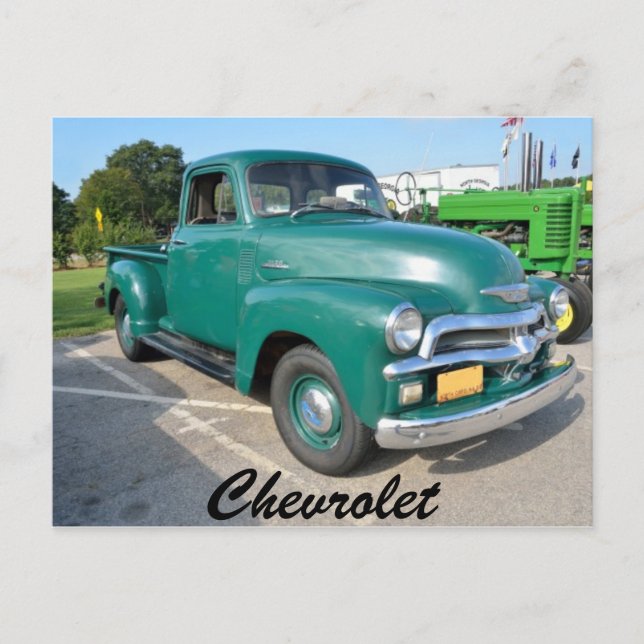 Postal Camión de Chevrolet Vintage (Anverso)