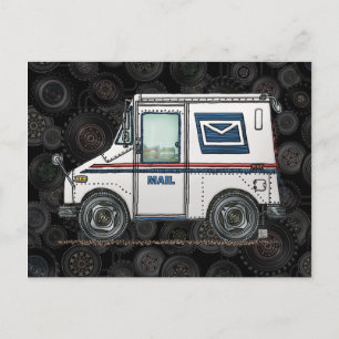 Postal Camión de correo