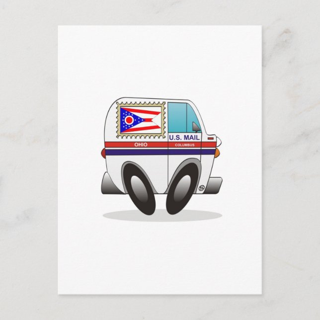 Postal Camión de correo OHIO (Anverso)