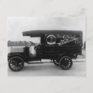 Postal Camión de crema de hielo