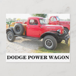 Postal Camión de Dodge del vintage
