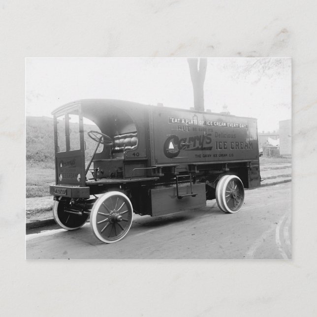 Postal Camión de helado de Carry (Anverso)