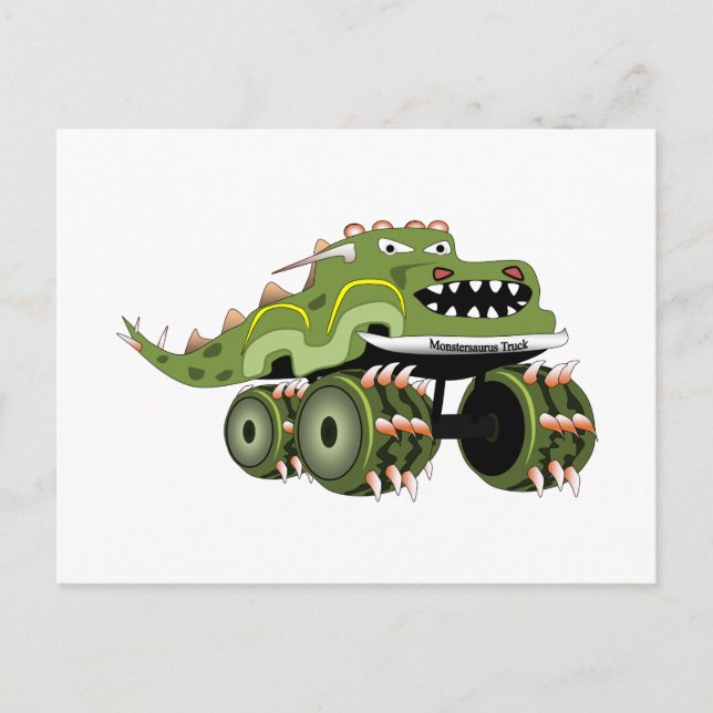 Postal Camión de Monstersaurus (Anverso)