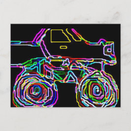 POSTAL CAMIÓN DE MONSTRUO 4X4