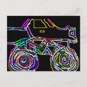 POSTAL CAMIÓN DE MONSTRUO 4X4