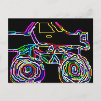 POSTAL CAMIÓN DE MONSTRUO 4X4