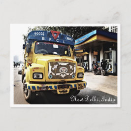 Postal Camión de Nueva Deli
