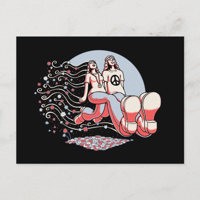 Postal Camión de parejas (Anverso)