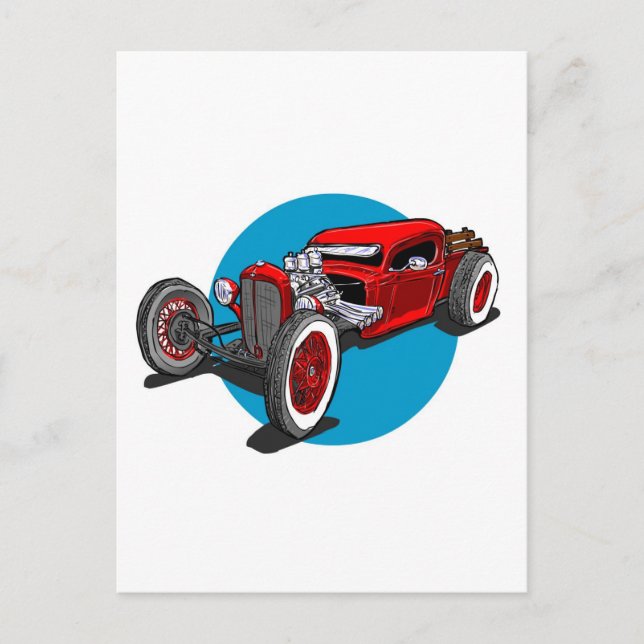 Postal Camión de Ratrod (Anverso)