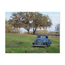 Camión de recolección de chevy de la vieja pradera