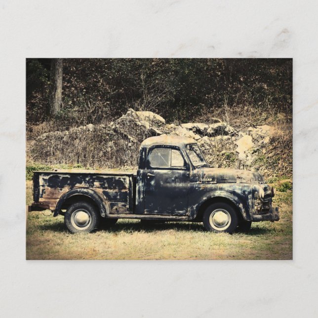 Postal Camión del abuelo (Anverso)