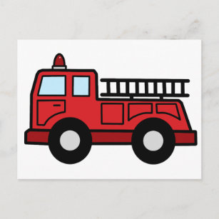Postal Camión del vehículo de la emergencia del Firetruck