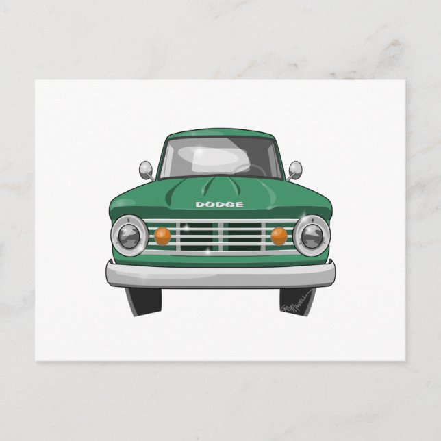 Postal Camión Dodge Fargo 1967 (Anverso)