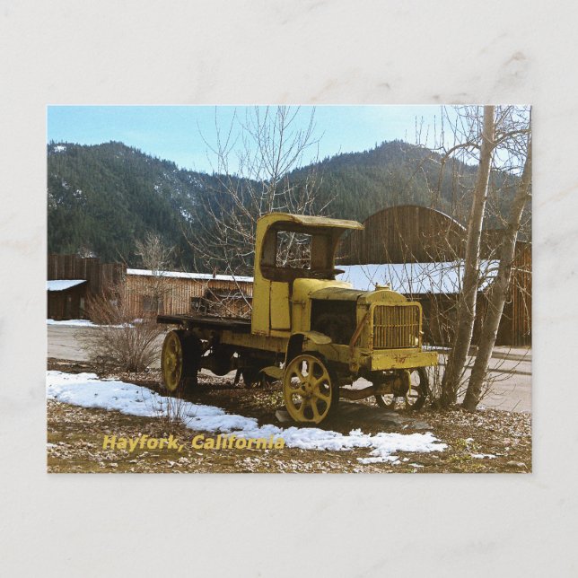 Postal Camión histórico de 1912... (Anverso)