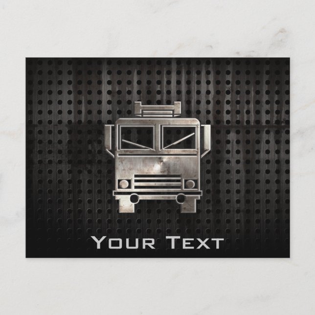 Postal Camión incendiario (Anverso)