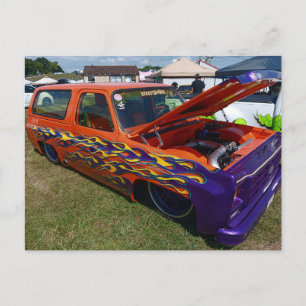 Postal Camión Naranja Personalizado