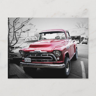 Postal Camión rojo clásico