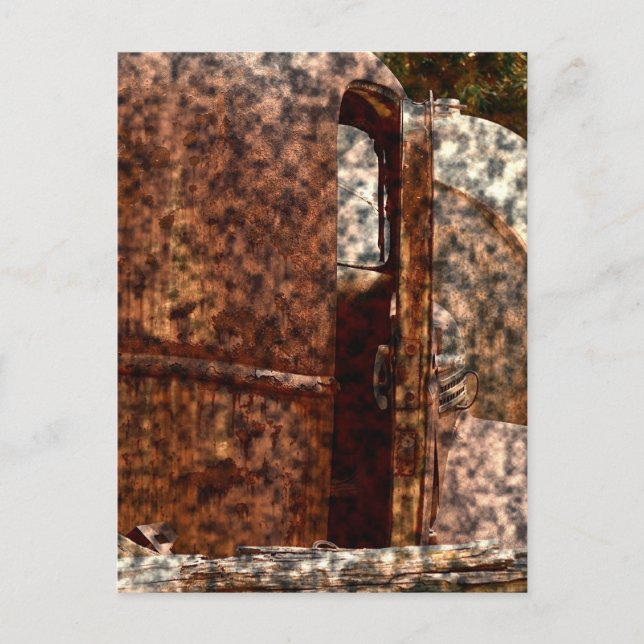 Postal Camión viejo (Anverso)