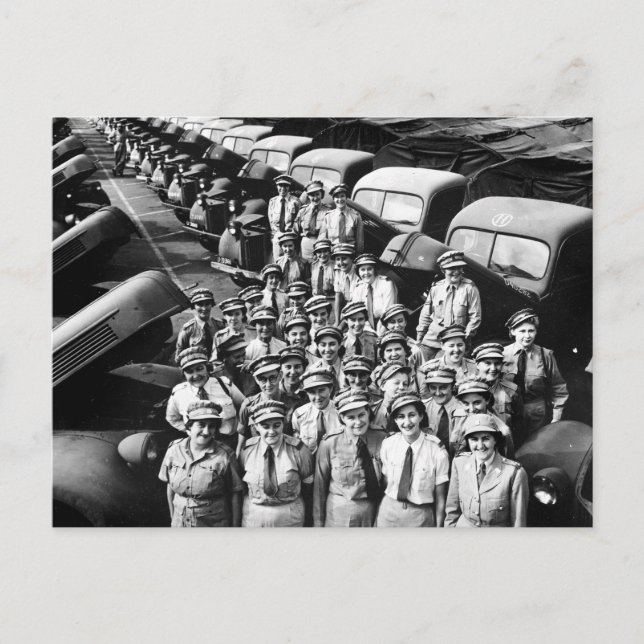 Postal Camioneras de la Segunda Guerra Mundial, años 40 (Anverso)