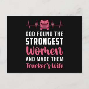 Postal Camioneras Esposa Dios encontró graciosas a las mu