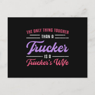 Postal Camioneras Esposa Más Endurecida Que Camión Camion