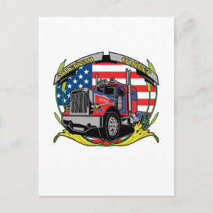 Postal Camionero americano