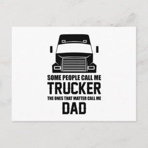 Postal Camionero camionero Camiones de amor Gracioso rega