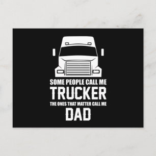 Postal Camionero Camionero Camiones de amor Idea de regal