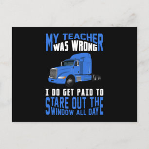 Postal Camionero de amor Camionero Camión Camión Idea div