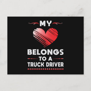 Postal Camioneros Camionero Esposa Camión Amor Gracioso R