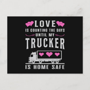 Postal Camioneros Camionero Esposa Mujer Amor Camión Grac