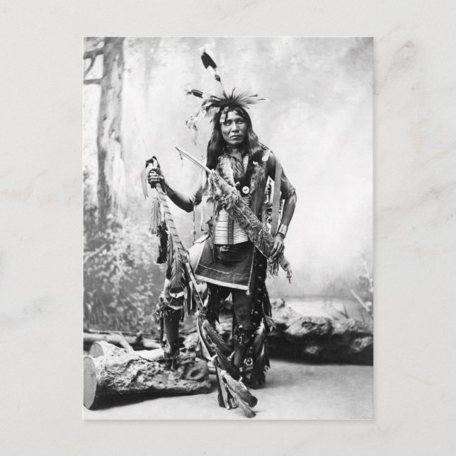 Postal Camisa de águila (Sioux) (Anverso)