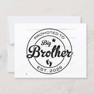 Postal camisa de hermano mayor, ascendida a camisa de her