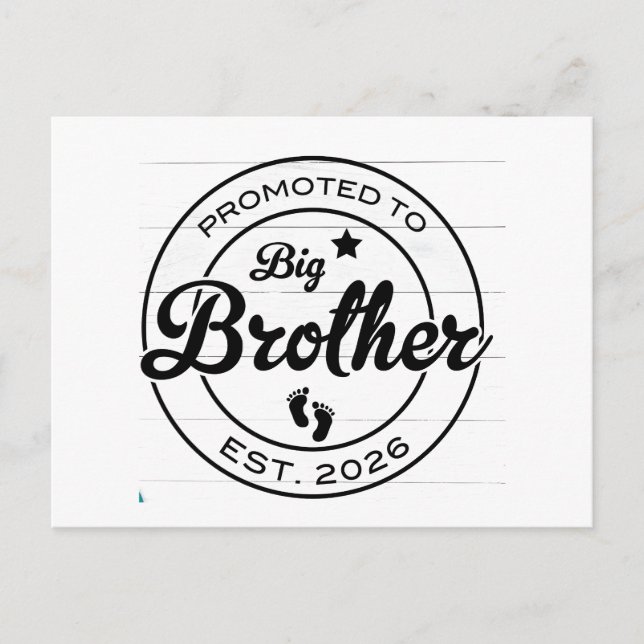 Postal camisa de hermano mayor, ascendida a camisa de her (Anverso)