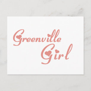 Postal Camisas de té Chica de Greenville
