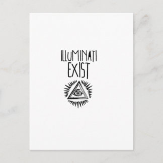 Postal camiseta de Illuminati