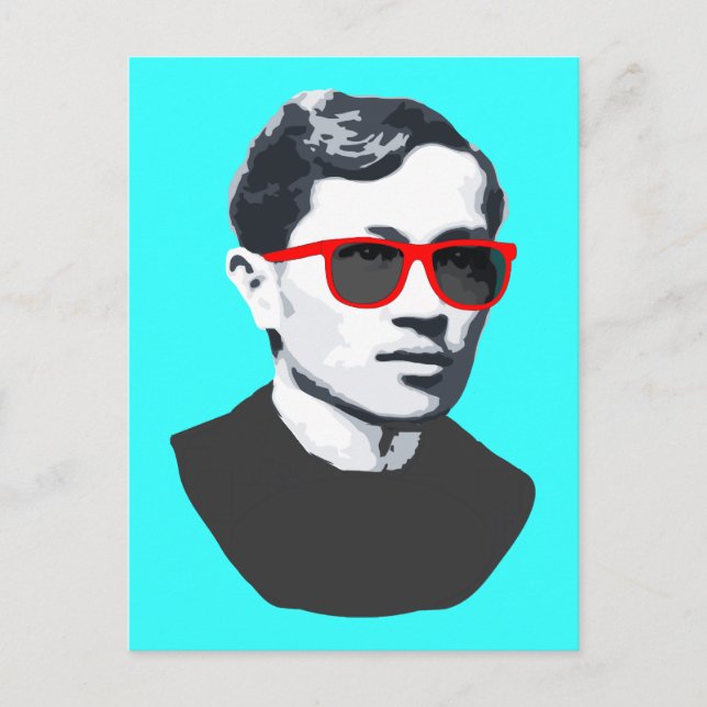 Postal Camiseta de José "Pepe" Rizal Sunnies (Anverso)