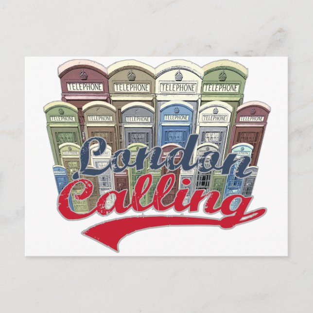 Postal Camiseta de Londres (Anverso)