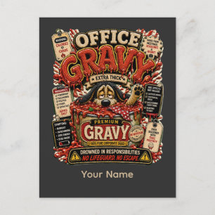 Postal Camiseta divertida personalizada del cementerio de
