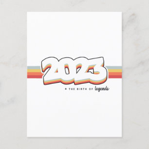Postal Camiseta El nacimiento de leyendas 2023