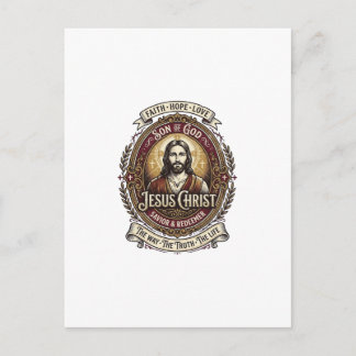 Postal Camiseta Gráfica de Antigüedades Jesús Arte Cristi