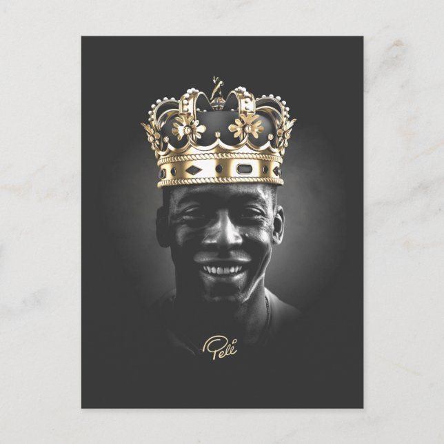 Postal Camiseta King Pelé - 1940-2022  (Anverso)