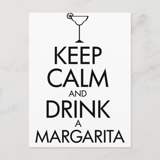 Postal Camiseta Margarita tranquila (Anverso)