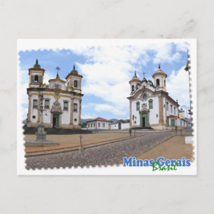 Postal Camiseta Minas Gerais Brasil