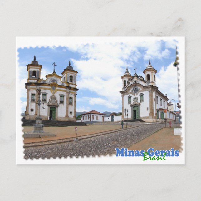 Postal Camiseta Minas Gerais Brasil (Anverso)