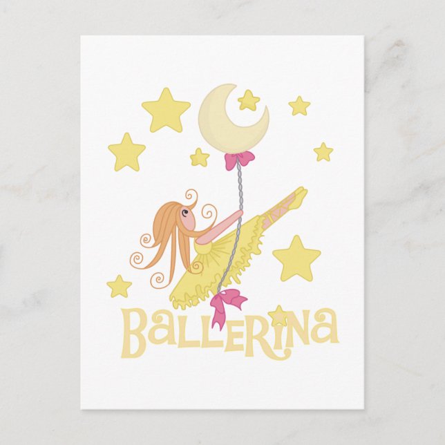 Postal Camisetas Ballerina y regalos (Anverso)