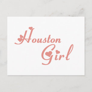 Postal Camisetas Chicas de Houston