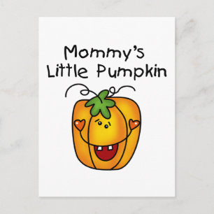 Postal Camisetas de calabaza y regalos de mamá
