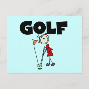 Postal Camisetas de GOLF y regalos para chicas