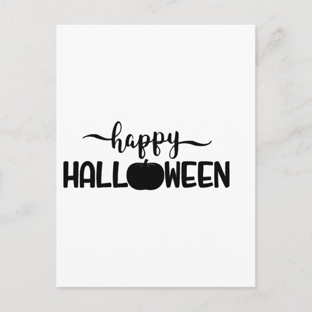 Postal Camisetas Feliz Halloween halloween (Anverso)